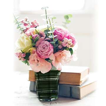 Syhood Outdoor Ribbon Poly Satin Ribbon Floral Craft Decoration Aspidistra Leaf Riband Easter Holiday Outdoor Decorating(4 Inch X 49 Yards,Dark Green)