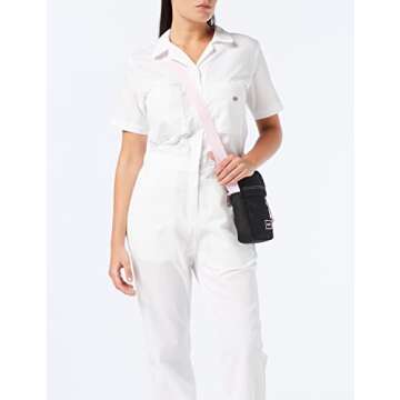 Dickies womens Short Sleeve Flex Work Utility Coveralls, White, X-Large US