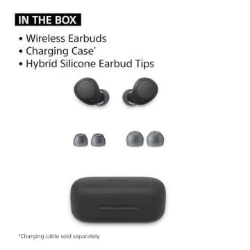 Sony WF-C510 Truly Wireless in-Ear Bluetooth Earbud Headphones with up to 22-Hour Battery, Multipoint-Connection, Mic and IPX4 Water Resistance, White- New