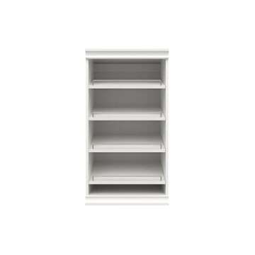 Stylish ClosetMaid Modular Angled Shoe Shelf Unit