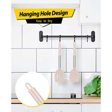 Pack of 2 High-Heat Silicone Spatulas for Easy Cooking