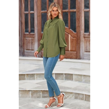 Stylish PRETTYGARDEN Button Down Shirts for Women