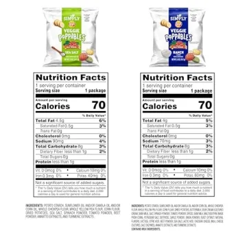 Lay's Veggie Poppables Variety Pack - 36 Count