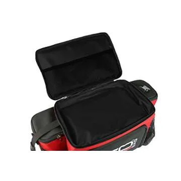 Meal Prep Insulated Lunch Bag - Isobag 6 Meal Thin Blue Line - Large Insulated 6 Meal Prep Bag/Cooler - Includes 12 Reusable BPA-Free Iso Containers, 3 Ice Packs & Padded Shoulder Strap