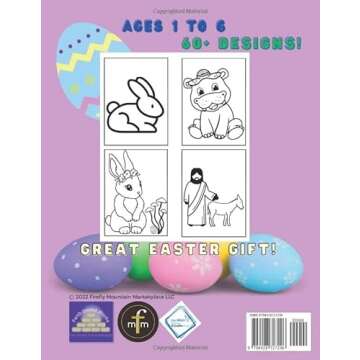Easter Coloring Book: For Toddlers to Kindergarteners