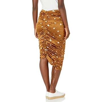 For Love & Lemons Women Skirt, Cheetah, Small
