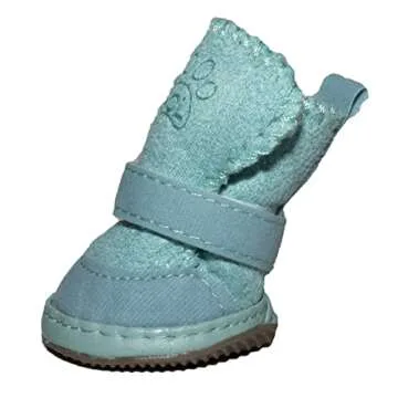 Puppy Snow Booties for Small Dogs, Chihuahua Booties for Winter, Tiny Cat Booties, Cat Shoes for Cold Weather Green Label 2