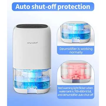 TABYIK 35OZ Dehumidifier for Home and Office, Quiet