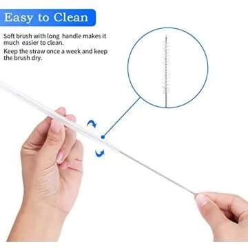 Top Souls Wide Mouth Straw Lid and Protective Boot Combo Pack, Compatible with Most Sports Water Bottles from 12-40 oz, Plus 2 Straws and 2 Brushes. (Medium, Lilac)