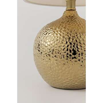Mitzi HL364201-GD Heather Table Lamp, Gold