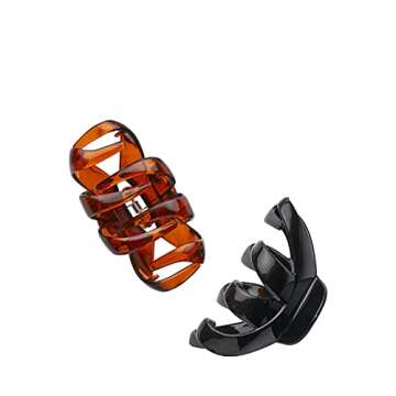 Goody Hair Clip Set - Large Spider Claw Clips for Any Style