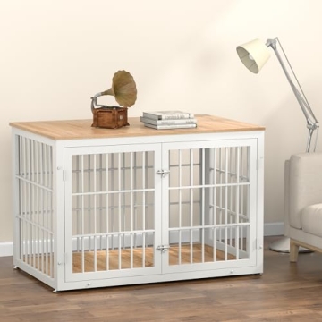 Stunning Rustic Dog Crate Furniture for Large Breeds