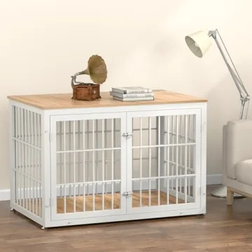 Stunning Rustic Dog Crate Furniture for Large Breeds