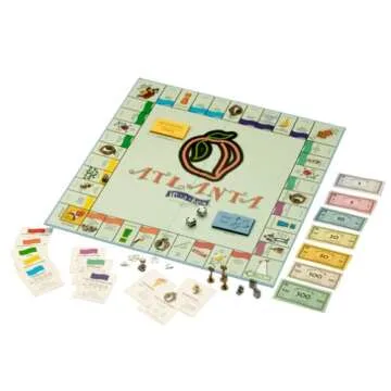 Late for the Sky Atlanta-opoly: Family Fun Game for 2-6 Players