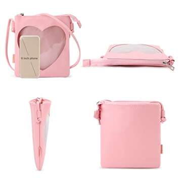 Trendy STEAMEDBUN Ita Bag Crossbody for Anime Lovers