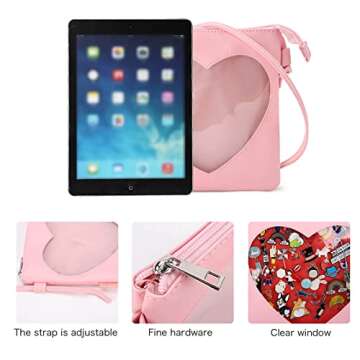 Trendy STEAMEDBUN Ita Bag Crossbody for Anime Lovers