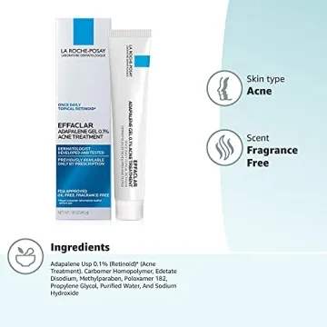 La Roche-Posay Adapalene Gel 0.1% for Acne Treatment