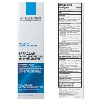 La Roche-Posay Adapalene Gel 0.1% for Acne Treatment