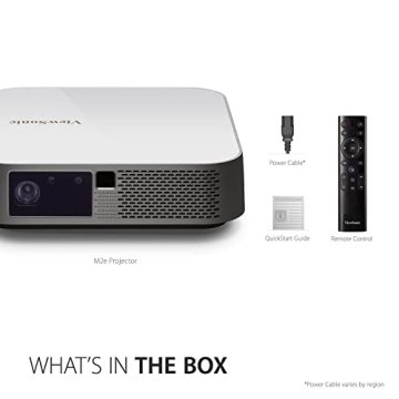 ViewSonic M2e 1080p Portable Projector with Harman Kardon Speakers