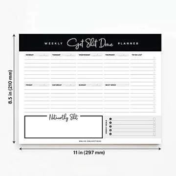 Bliss Collections Weekly Planning Pad for Effortless Organization