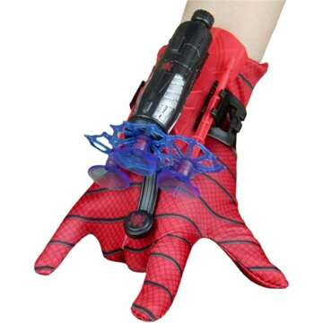 Spider Gloves Web Shooter for Kids Fun Cosplay Toy