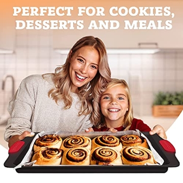 Non-Stick Baking Sheets Set - Bake Your Favorite Treats Right!
