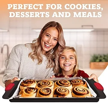 Non-Stick Baking Sheets Set - Bake Your Favorite Treats Right!