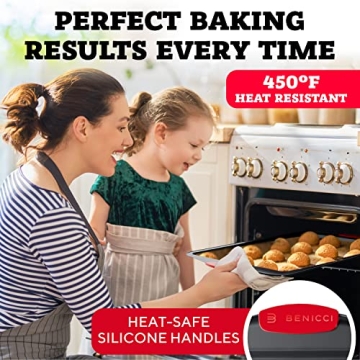 Non-Stick Baking Sheets Set - Bake Your Favorite Treats Right!