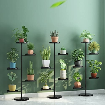 Modern Kinkota Tall Plant Stand for 5 Indoor Plants
