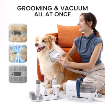Pet Grooming Vacuum Kit for Easy Cleanup & Grooming