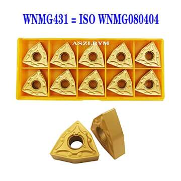 ASZLBYM 30PCS CNC Lathe Inserts Set for Precision Cutting