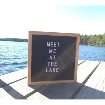 Felt Board Felt Letter Board, 10 x 10 inch Message Board Word Board Letter Board Sign Bulletin Board Letters, Pregnancy Announcements Baby Announcement Sign, Valentines Day Gifts for Her Letterboard