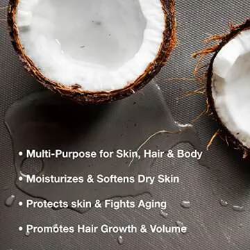 Soapeauty Coconut Oil 76 Degree Cold Pressed | Natural Carrier Oil for Candle Making & Soap Making, Face, Skin Care, Hair Care | (4 Oz)