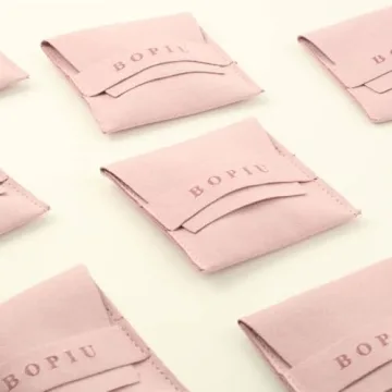 Bopiu Gold Stackable Rings for Women Elegant Non Tarnish