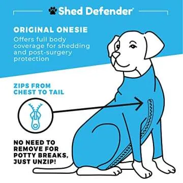 Shed Defender Originals - Dog Bodysuit for Shedding Relief