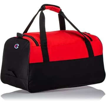 Champion Unisex Adult Velocity Duffel Bag, Red, One Size US