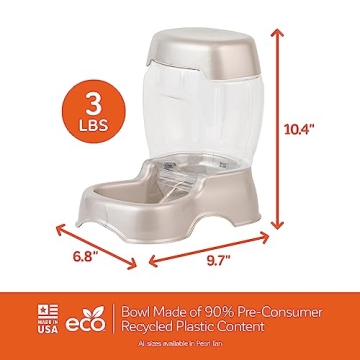 Petmate Pet Cafe Feeder for Dogs and Cats in Pearlescent Colors