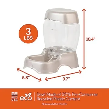 Petmate Pet Cafe Feeder for Dogs and Cats in Pearlescent Colors