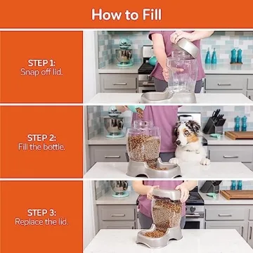 Petmate Pet Cafe Feeder for Dogs and Cats in Pearlescent Colors