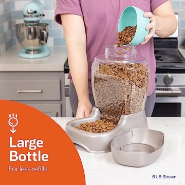 Petmate Pet Cafe Feeder for Dogs and Cats in Pearlescent Colors