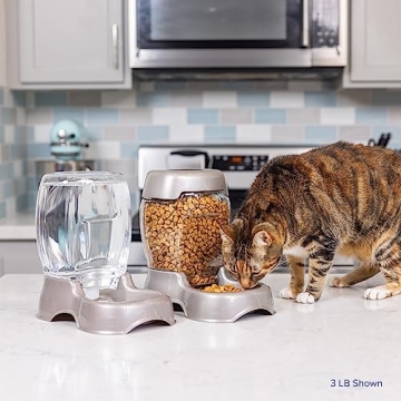 Petmate Pet Cafe Feeder for Dogs and Cats in Pearlescent Colors