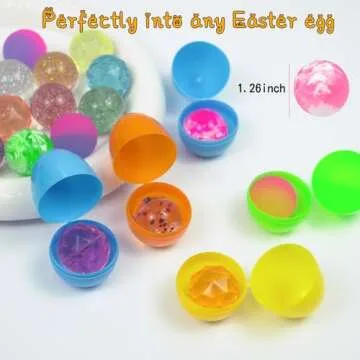 Vibrant 24 Pack Bouncy Balls for Easter & Parties