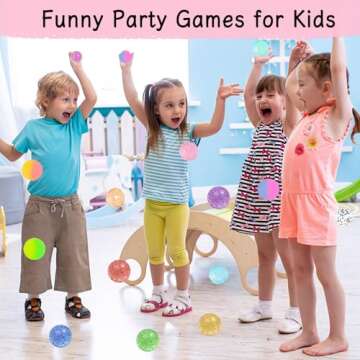 Vibrant 24 Pack Bouncy Balls for Easter & Parties