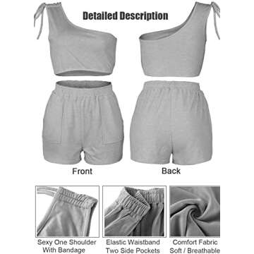 Dgebou Summer Two Piece Women Outfit for Casual Style