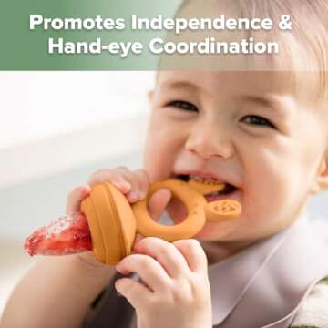 Haakaa Baby Food Feeder & Freezer Tray - Safe Self Feeding