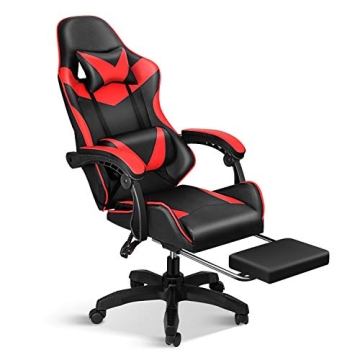 Ultimate Gaming Chair: Ergonomic and Adjustable with Footrest & Lumbar Support