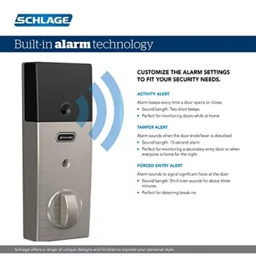 Schlage Smart Deadbolt with Z-Wave Integration for Home Security