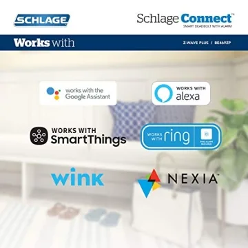 Schlage Smart Deadbolt with Z-Wave Integration for Home Security
