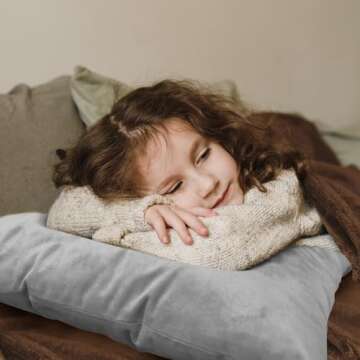 Jyumini Pack of 2 Velvet Soft Throw Pillow Covers 18x18 Inch, Silky Square Decorative Cushion Cases with Zipper for Home Decor Pillow Case Living Room Couch Sofa Bedroom, Grey