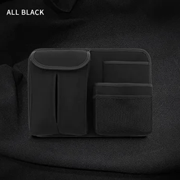 JEYODA Car Seat Back Organizer Large Capacity Suede Bag